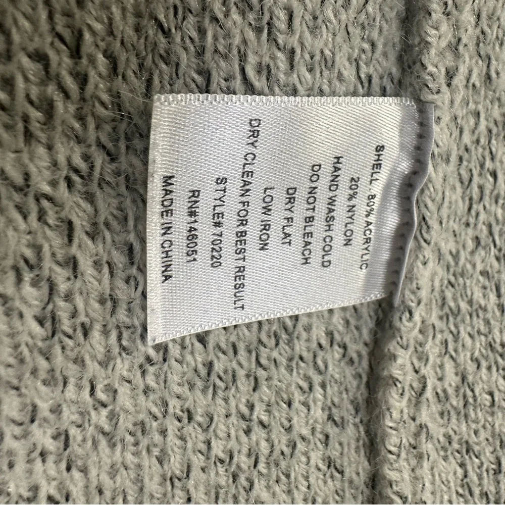 Monteau Heather‎ Gray Women's Large Cardigan